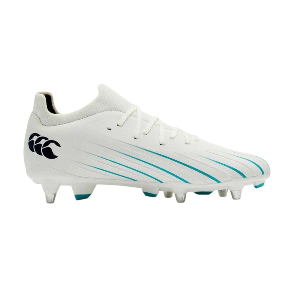 Canterbury Mens Speed Logo Rugby Boots / White